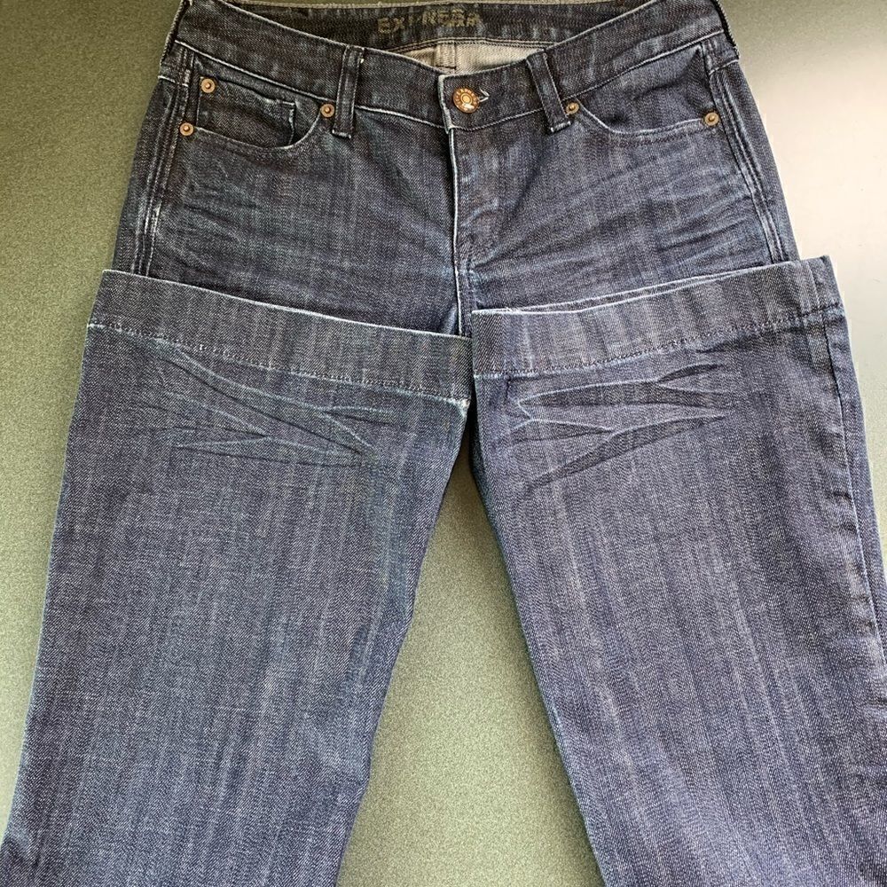 Express jeans wide leg 21 but measures 29/34 - Picture 5 of 9